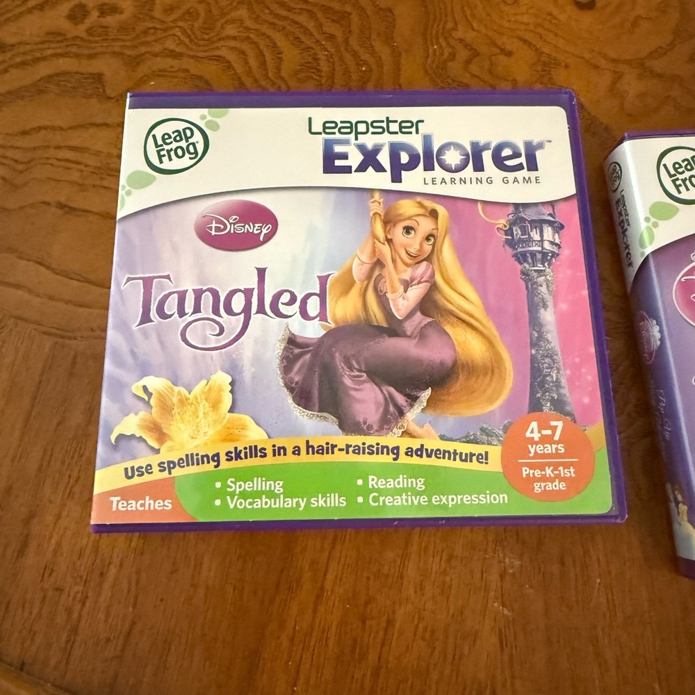 Tangled/Pop Up Story Adventure Language Skills Leapster Explorer Learning Games - Picture 2 of 4